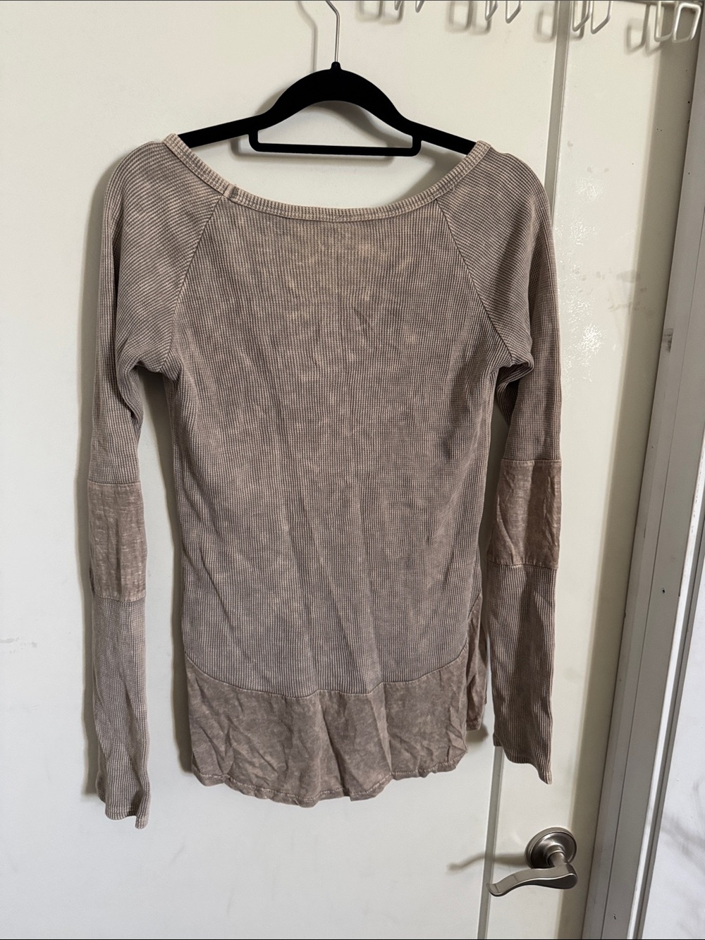 Freeloader Lightweight Ribbed Long-Sleeve Top  S - Picture 6 of 6
